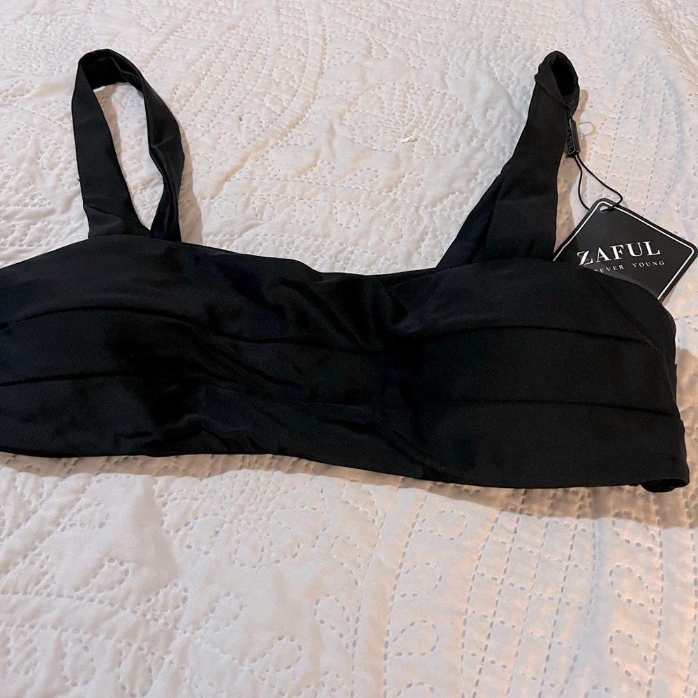 Zaful black bikini top